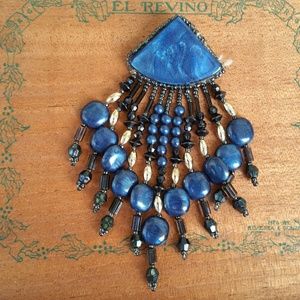 Want to make a Statement! Vintage Beaded Brooch